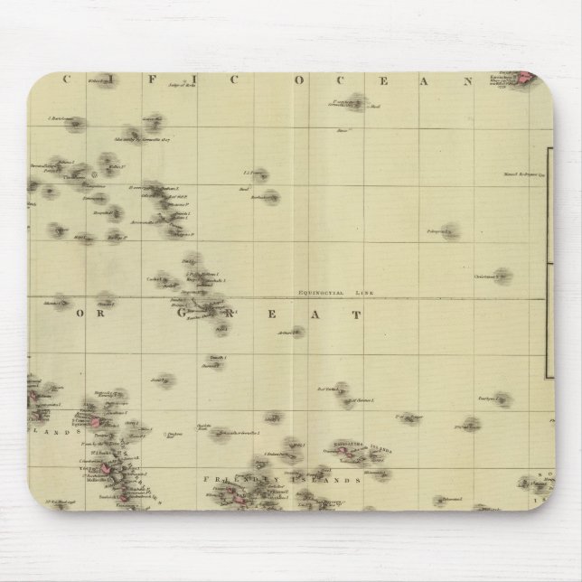 Mousepad Ilhas do Pacífico (Frente)