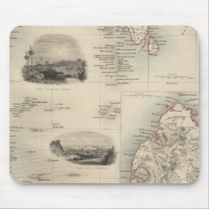 Mousepad Ilhas No Oceano Índico