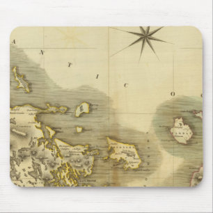 Mousepad Ilhas Ocidentais no Meio