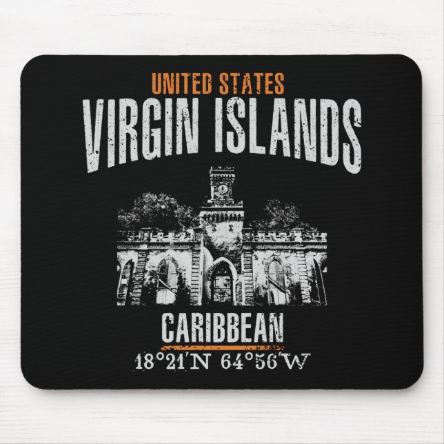 Mousepad Ilhas Virgens (Frente)