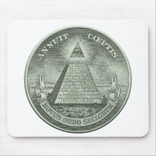 Mousepad Illuminati - todo o olho de vista