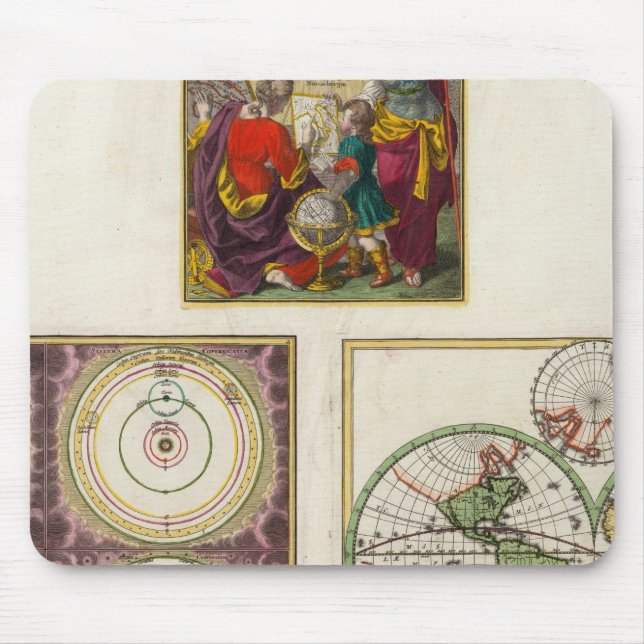 Mousepad Illus Title Page Sistema Solar, Charte vom Globo (Frente)