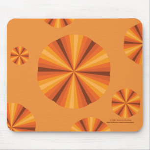 Mousepad Illusão Óptica Bocal Laranja