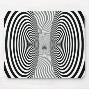 Mousepad Illusão óptica - Voo incômodo