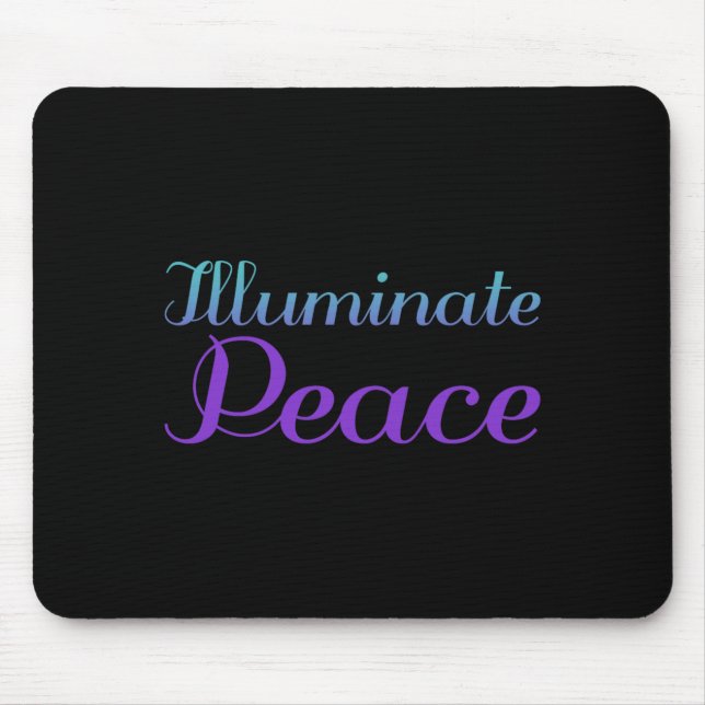 Mousepad Iluminar o Design de Conscientização sobre Prevenç (Frente)