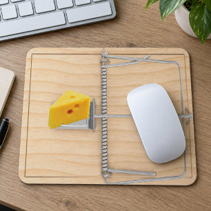 Mousepad Ilusão da Armadilha de Rato – Presente Engraçado p