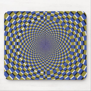 Mousepad Ilusão Óptica Artista Louca