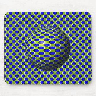 Mousepad Ilusões Ópticas da Bola Azul