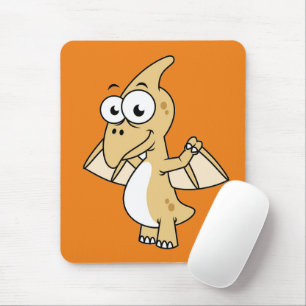 Mousepad Ilustração Bela De Um Pterodactilo. 2