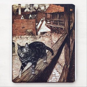 Mousepad Ilustração Castle Cat Rackham
