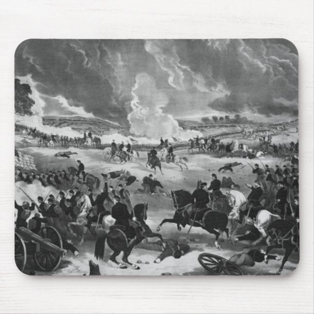 Mousepad Ilustração da batalha de Gettysburg (Frente)