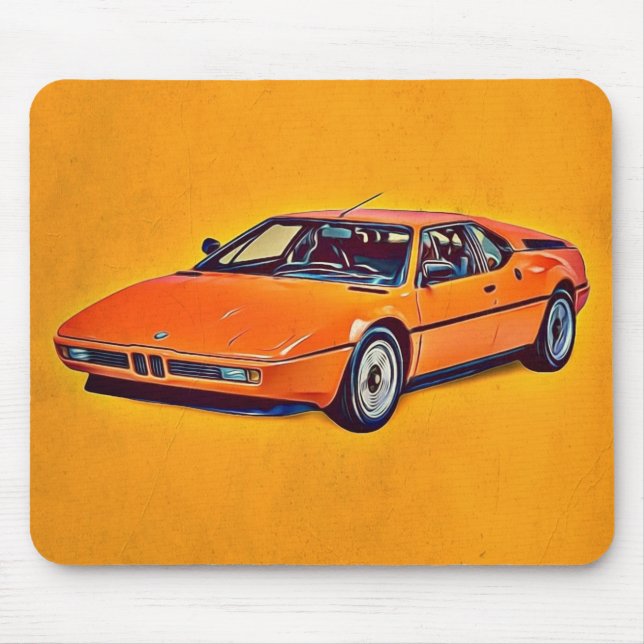 Mousepad Ilustração da BMW M1 (Frente)