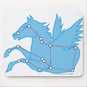 Mousepad Ilustração da constelação de Pegasus