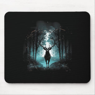 Mousepad Ilustração de Animal de Vida Selvagem de Veado da