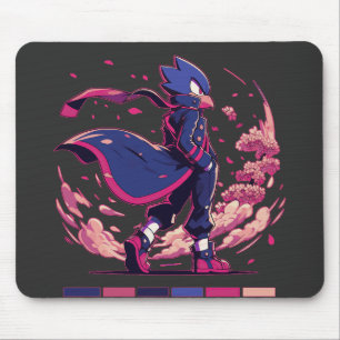 Mousepad Ilustração de Anime de Pássaro Guerreiro Sakura Ed