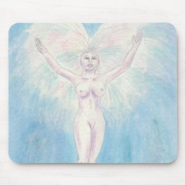 Mousepad Ilustração de Aquarela Pintura Mães de Ascensão
