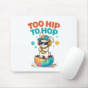 Mousepad Ilustração de Coelho Fofa Demais para Pular