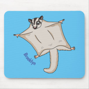 Mousepad Ilustração de desenho animado com planador de açúc
