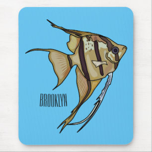 Mousepad Ilustração de desenho animado de Angelfish