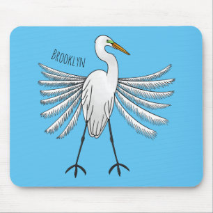 Mousepad ilustração de desenho animado de aves do excelente