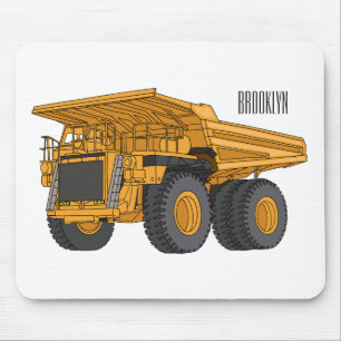 Mousepad Ilustração de desenho animado de caminhão Haul