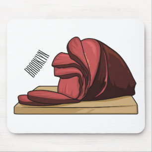 Mousepad Ilustração de desenho animado de Ham
