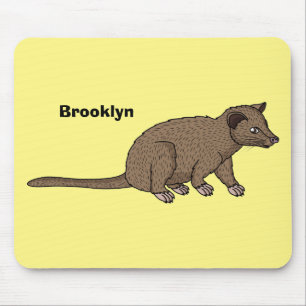 Mousepad Ilustração de desenho animado de luwak luwak