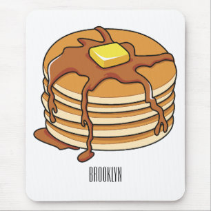 Mousepad Ilustração de desenho animado de Pancake