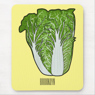 Mousepad Ilustração de desenho animado de repolho chinês