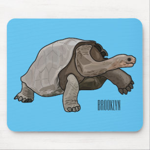 Mousepad Ilustração de desenho animado de tartaruga de Galá