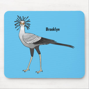 Mousepad Ilustração de desenho animado do Secretário Pássar