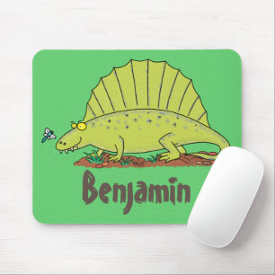 Mousepad Ilustração de desenho animado verde-claro