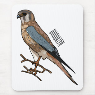 Mousepad Ilustração de desenho de aves do estrel americano