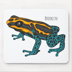 Mousepad Ilustração de desenho do sapo Dart Veneno