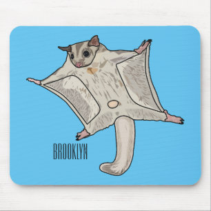 Mousepad Ilustração de desenho em forma de planador de açúc