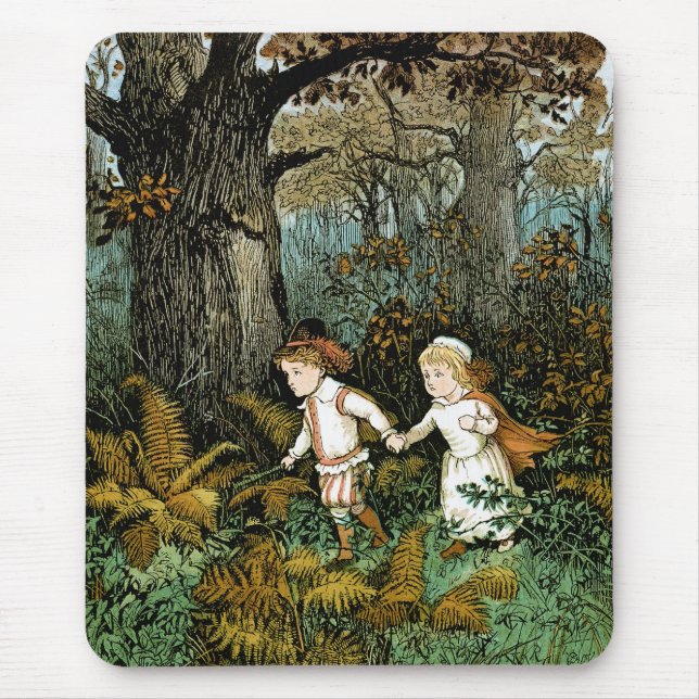 Mousepad Ilustração de Hansel e de Gretel (Frente)