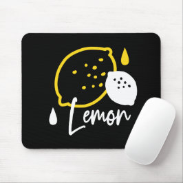 Mousepad Ilustração de Limão de abstrato - Citrinos frescos
