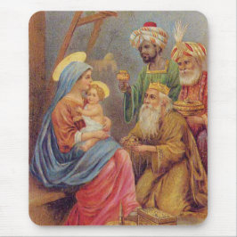 Mousepad Ilustração de Natal Natividade Jesus