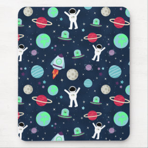 Mousepad ilustração de padrão espacial