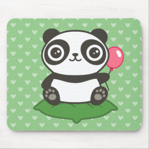 Mousepad Ilustração de Panda Bonita