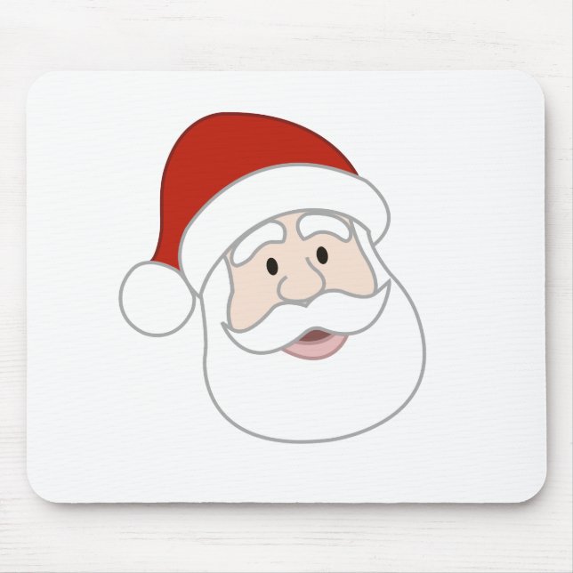 Mousepad Ilustração de Papai Noel (Frente)