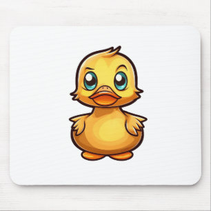 Mousepad Ilustração de pato de desenho animado