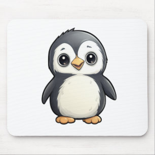 Mousepad Ilustração de pinguim de desenho animado