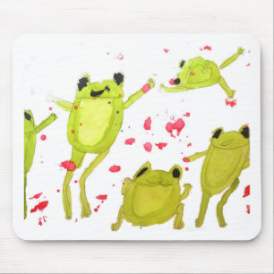 Mousepad Ilustração de sapo em gráfico