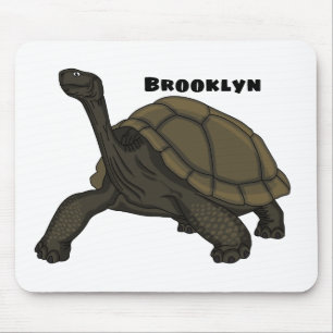 Mousepad Ilustração de tartaruga terrestre das Galápagos