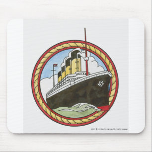 Mousepad Ilustração de titânico