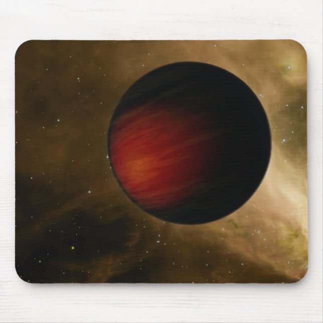 Mousepad Ilustração de um Júpiter quente chamado HD 149026b (Frente)