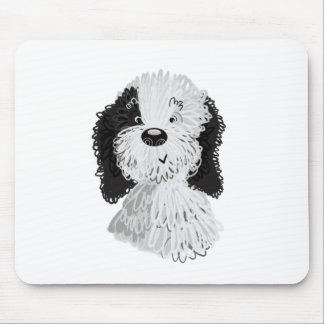 Mousepad Ilustração desenhada à mão de Sheepadoodle