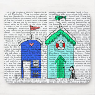 Mousepad Ilustração do Beach Huts 2