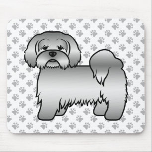 Mousepad Ilustração do Cão de Cartoon Bonito de Lhasa Ap